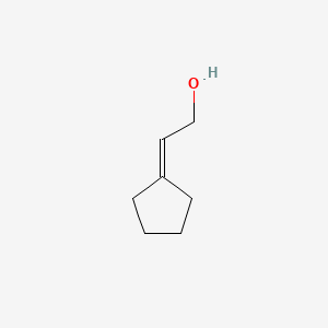 molecular formula C7H12O B3058952 Ethanol, 2-cyclopentylidene- CAS No. 931-43-1