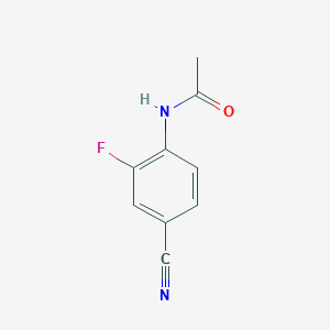 N-(4-Cyano-2-fluorophenyl)acetamide