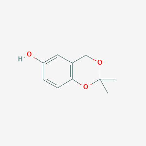 molecular formula C10H12O3 B3058956 4H-1,3-Benzodioxin-6-ol, 2,2-dimethyl- CAS No. 93134-95-3