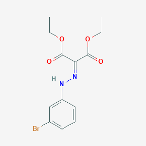 molecular formula C13H15BrN2O4 B3058957 Diethyl[2-(3-bromophenyl)hydrazinylidene]propanedioate CAS No. 93139-82-3