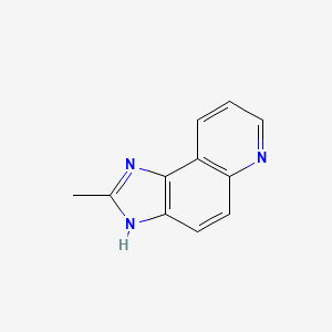 1H-Imidazo(4,5-f)quinoline, 2-methyl-