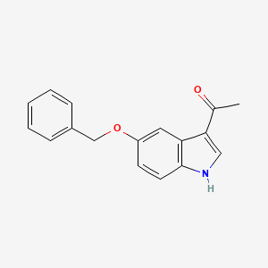molecular formula C17H15NO2 B3058973 1-(5-(Benzyloxy)-1H-indol-3-yl)ethanone CAS No. 93315-84-5