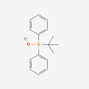 molecular formula C16H20OSi B3059000 tert-butyldiphenylsilanol CAS No. 93547-88-7