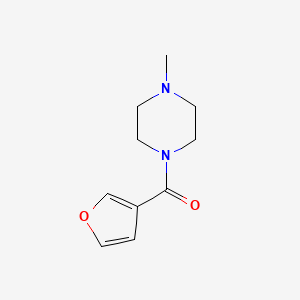 molecular formula C10H14N2O2 B3059006 1-(3-Furoyl)-4-methylpiperazine CAS No. 936083-25-9