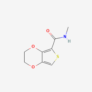 molecular formula C8H9NO3S B3059009 N-methyl-2,3-dihydrothieno[3,4-b][1,4]dioxine-5-carboxamide CAS No. 936083-49-7