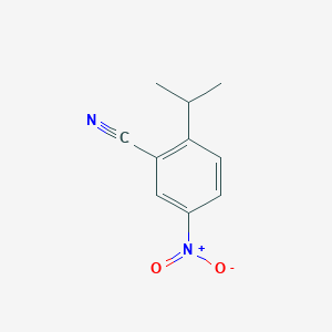 molecular formula C10H10N2O2 B3059011 2-Isopropyl-5-nitrobenzonitrile CAS No. 936125-96-1