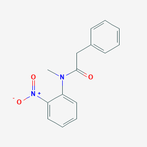 molecular formula C15H14N2O3 B3059022 n-Methyl-n-(2-nitrophenyl)-2-phenylacetamide CAS No. 93733-32-5