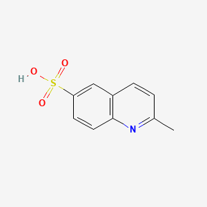 molecular formula C10H9NO3S B3059041 2-methylquinoline-6-sulfonic acid CAS No. 93805-05-1