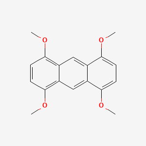 molecular formula C18H18O4 B3059049 1,4,5,8-Tetramethoxyanthracene CAS No. 93878-10-5