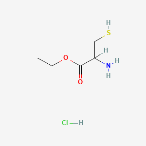 molecular formula C5H12ClNO2S B3059059 ethyl 2-amino-3-mercaptopropanoate hydrochloride CAS No. 93964-73-9