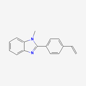 1H-Benzimidazole, 2-(4-ethenylphenyl)-1-methyl-