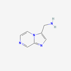 Imidazo[1,2-a]pyrazin-3-ylmethanamine