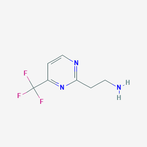 2-(4-Trifluoromethyl-pyrimidin-2-YL)-ethylamine