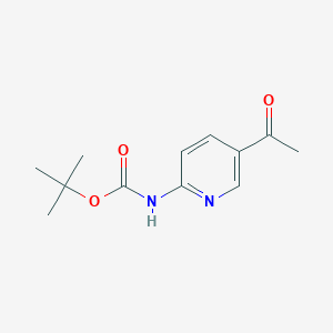 molecular formula C12H16N2O3 B3059124 Tert-butyl (5-acetylpyridin-2-YL)carbamate CAS No. 944900-79-2