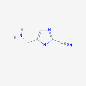 5-(Aminomethyl)-1-methyl-1H-imidazole-2-carbonitrile