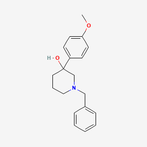 1-Benzyl-3-(4-methoxyphenyl)piperidin-3-OL