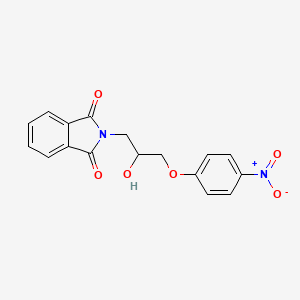 1H-Isoindole-1,3(2H)-dione, 2-[2-hydroxy-3-(4-nitrophenoxy)propyl]-