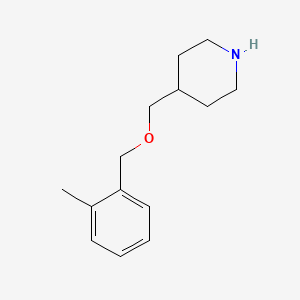 4-{[(2-Methylbenzyl)oxy]methyl}piperidine