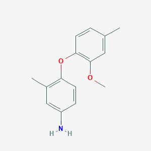 4-(2-Methoxy-4-methylphenoxy)-3-methylphenylamine