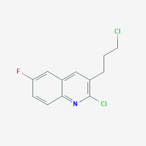 2-Chloro-3-(3-chloropropyl)-6-fluoroquinoline