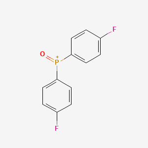 molecular formula C12H8F2OP+ B3059170 Bis(4-fluorophenyl)phosphine oxide CAS No. 94940-35-9