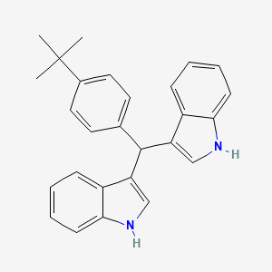 3,3'-((4-(tert-Butyl)phenyl)methylene)bis(1H-indole)