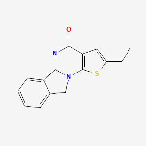 2-ethylthieno[3',2':5,6]pyrimido[2,1-a]isoindol-4(10H)-one