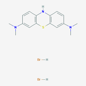molecular formula C16H21Br2N3S B3059187 Hydromethylthionine dihydrobromide CAS No. 951131-15-0