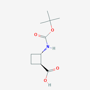 (1S,2S)-2-{[(tert-Butoxy)carbonyl]amino}cyclobutane-1-carboxylic acid