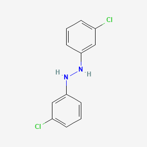 molecular formula C12H10Cl2N2 B3059195 1,2-Bis(3-chlorophenyl)hydrazine CAS No. 953-01-5