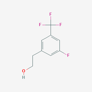 molecular formula C9H8F4O B3059204 2-(3-Fluoro-5-(trifluoromethyl)phenyl)ethanol CAS No. 955036-77-8