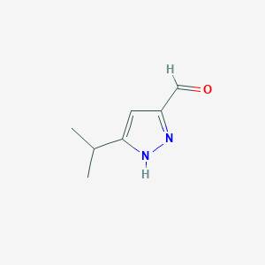 5-Isopropyl-2H-pyrazole-3-carbaldehyde
