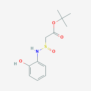 Acetic acid, [[(2-hydroxyphenyl)amino]sulfinyl]-, 1,1-dimethylethyl ester