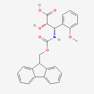 (2S,3S)-3-((((9H-Fluoren-9-yl)methoxy)carbonyl)amino)-2-hydroxy-3-(2-methoxyphenyl)propanoic acid