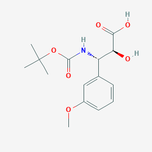 (2S,3S)-3-((tert-Butoxycarbonyl)amino)-2-hydroxy-3-(3-methoxyphenyl)propanoic acid
