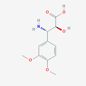 (2S,3S)-3-amino-3-(3,4-dimethoxyphenyl)-2-hydroxypropanoic acid