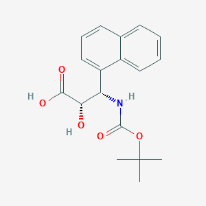 (2S,3S)-3-((tert-Butoxycarbonyl)amino)-2-hydroxy-3-(naphthalen-1-yl)propanoic acid