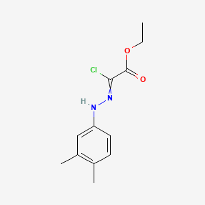 Ethyl 2-chloro-2-[(3,4-dimethylphenyl)hydrazinylidene]acetate