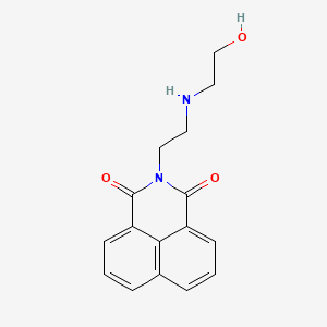 2-(2-((2-Hydroxyethyl)amino)ethyl)-1H-benzo[de]isoquinoline-1,3(2H)-dione