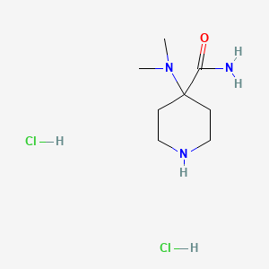4-(Dimethylamino)piperidine-4-carboxamide dihydrochloride
