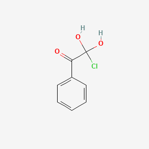 Acetophenone, 2-chlorodihydroxy-