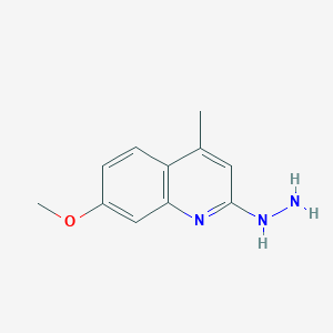 2-Hydrazinyl-7-methoxy-4-methylquinoline