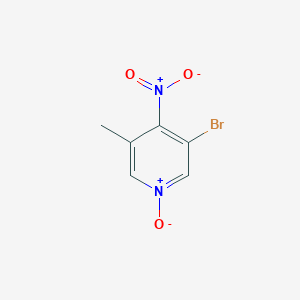 3-Bromo-5-methyl-4-nitropyridine 1-oxide