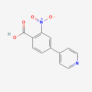 2-Nitro-4-(pyridin-4-yl)benzoic acid