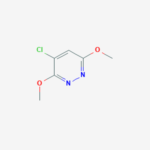 molecular formula C6H7ClN2O2 B3059335 4-Chloro-3,6-dimethoxypyridazine CAS No. 98198-66-4