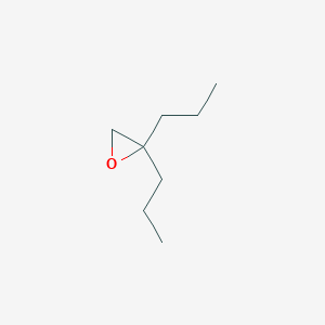 molecular formula C8H16O B3059352 2,2-Dipropyloxirane CAS No. 98560-25-9