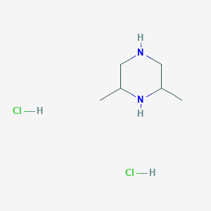 molecular formula C6H16Cl2N2 B3059357 2,6-Dimethylpiperazine dihydrochloride CAS No. 98618-52-1