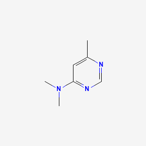 molecular formula C7H11N3 B3059376 N,N,6-trimethylpyrimidin-4-amine CAS No. 99356-90-8