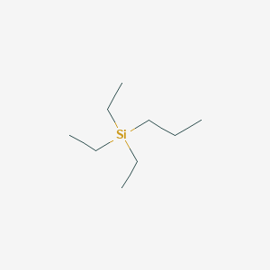 molecular formula C9H22Si B3059379 Silane, triethyl propyl CAS No. 994-44-5