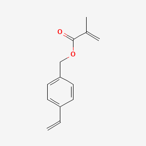 molecular formula C13H14O2 B3059380 (4-Ethenylphenyl)methyl 2-methylprop-2-enoate CAS No. 99413-45-3